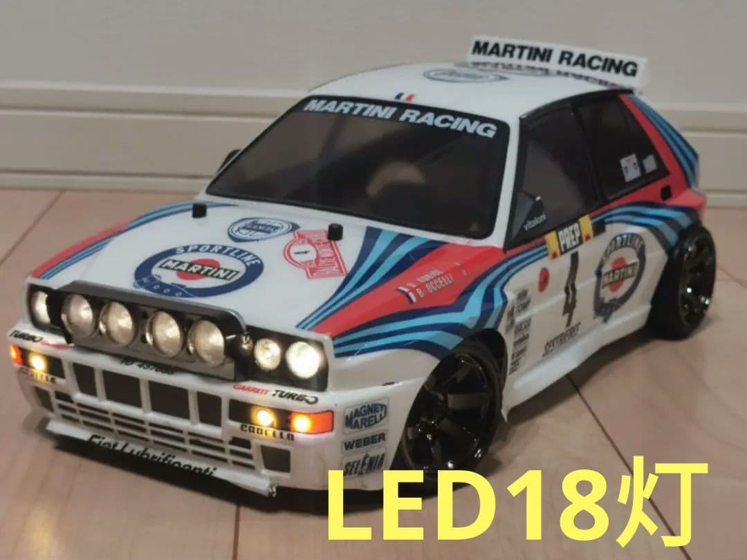 タミヤ ランチア デルタ インテグラーレ LED18灯 ボディ ラジコン RC