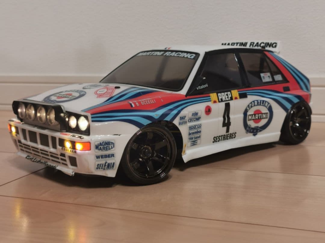 タミヤ ランチア デルタ インテグラーレ LED18灯 ボディ ラジコン RC