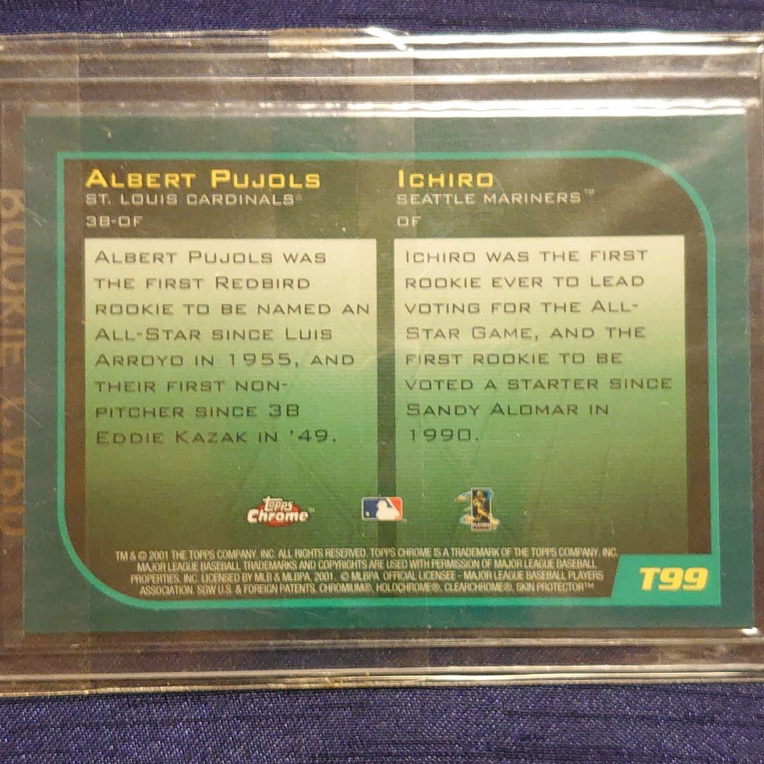 その他 MLB ichiro&pujols rookiecard !!!!!chrome