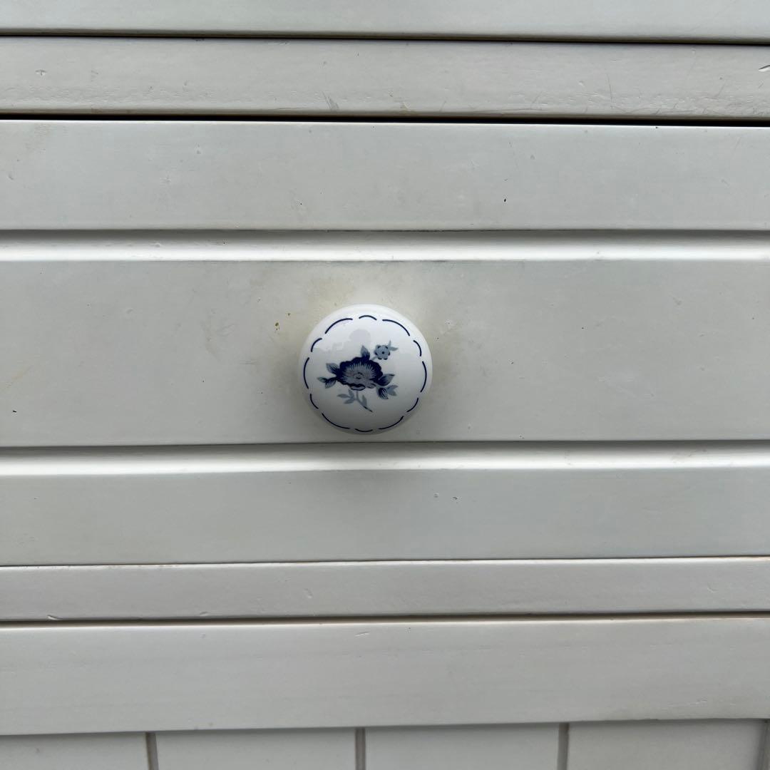 キッチンカウンター　サイドボード　キャビネット　ホワイト