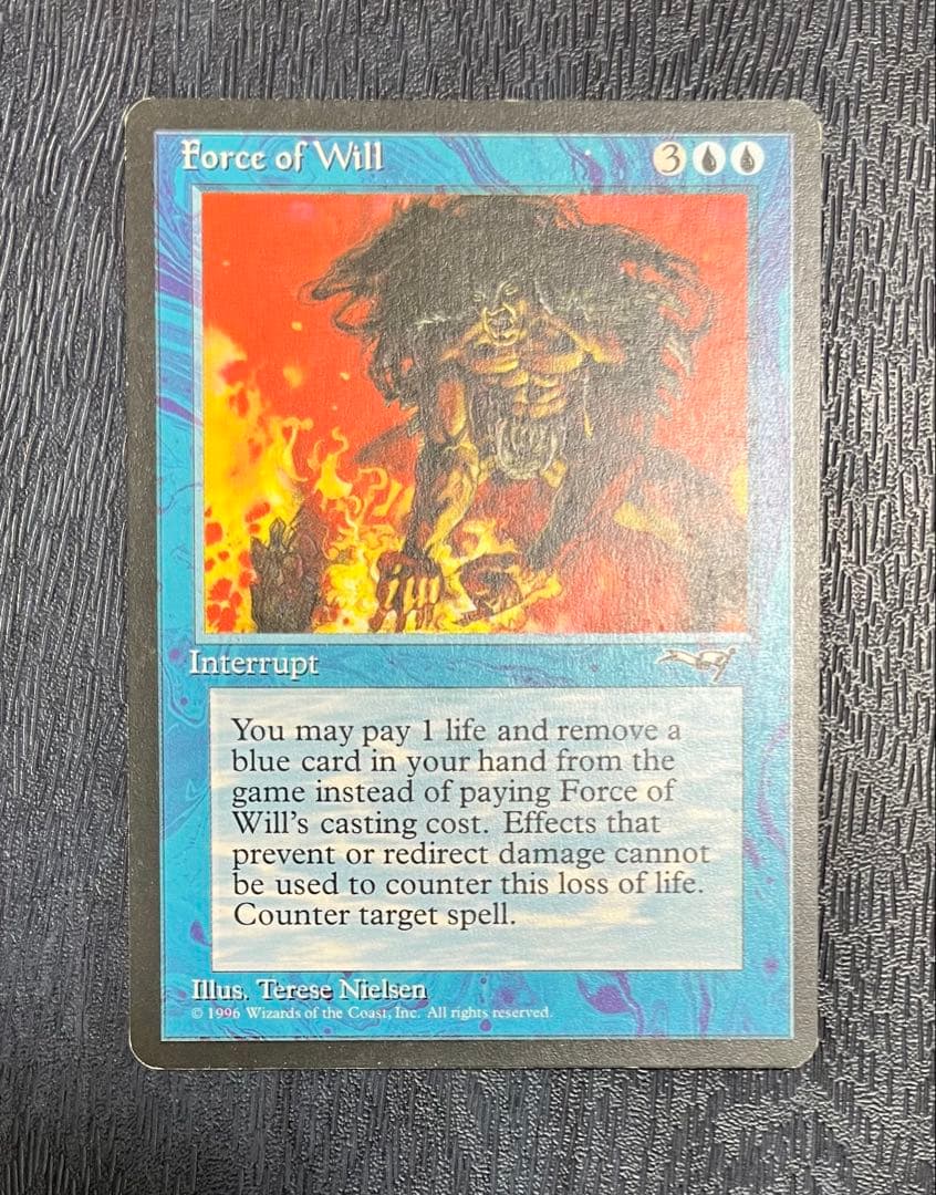MTG 英語版　Force of Will 意志の力
