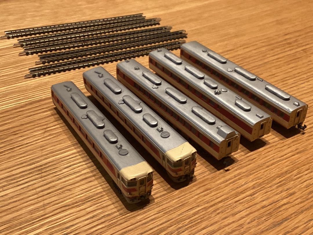 Nゲージ鉄道模型 キハ181系つばさ 5両セット レール付き