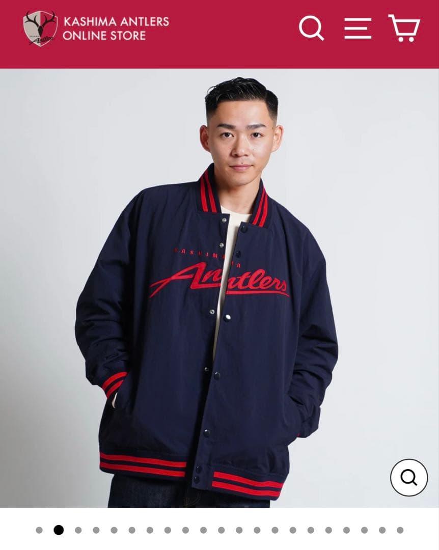 スタジアムジャケット　Lサイズ　鹿島アントラーズ