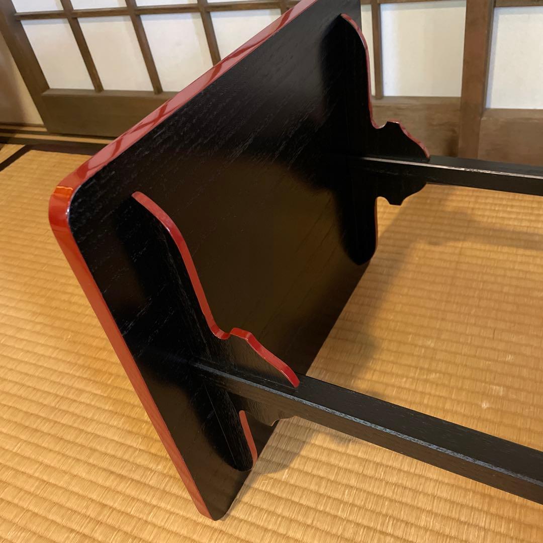 茶道具「鵬雲斎好」『平悠棚』組立式　保護シート付