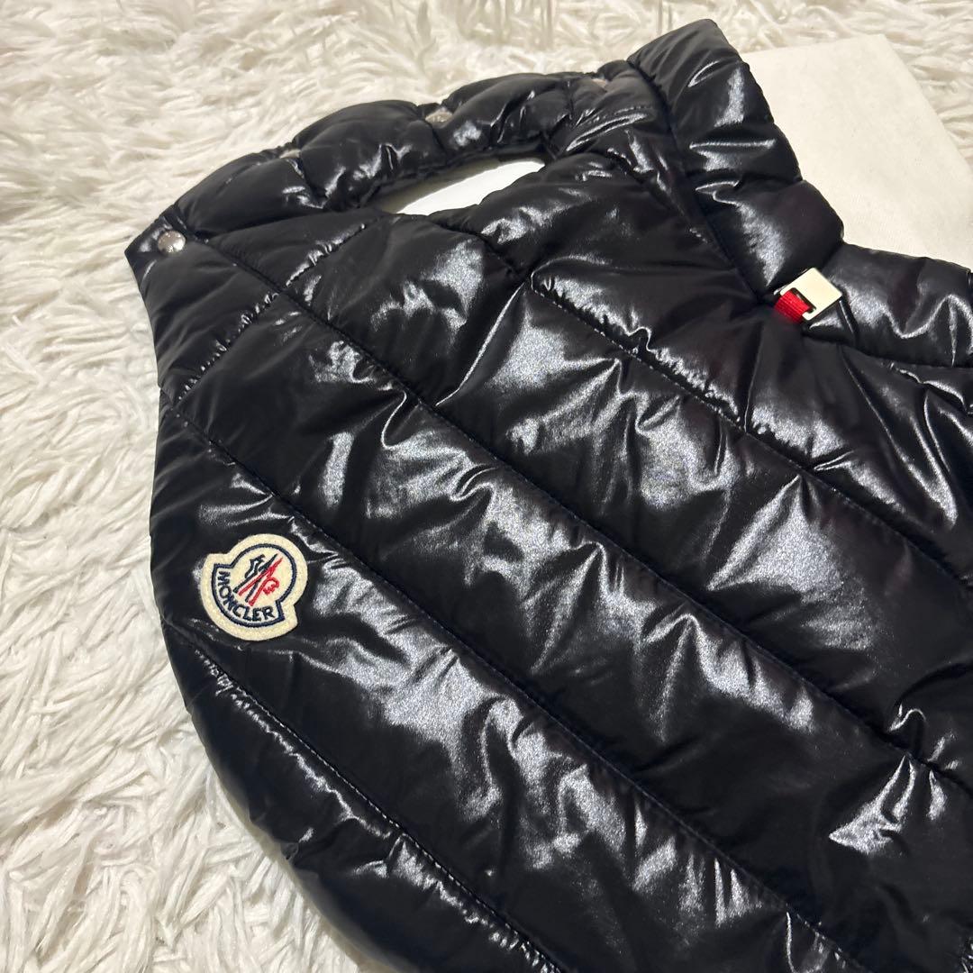 MONCLER & Poldo 犬服 ダウンジャケット 黒