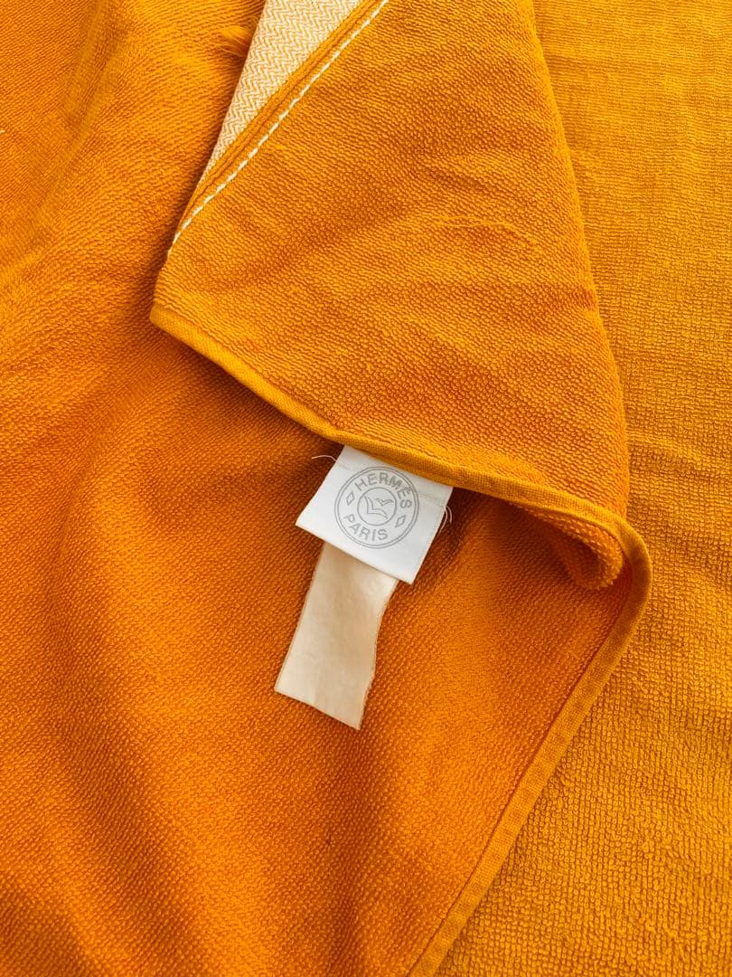 HERMESエルメス　セリエヨッティング　バスビーチタオル希少160センチ正方形