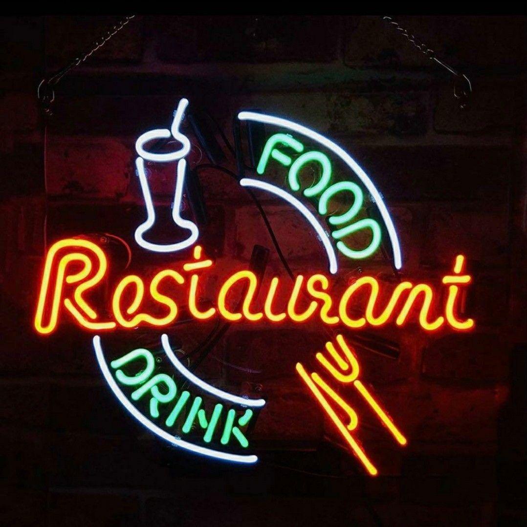 ネオンライト　レストラン　店舗看板　オーダーメイド　飲食店　ネオン管　照明