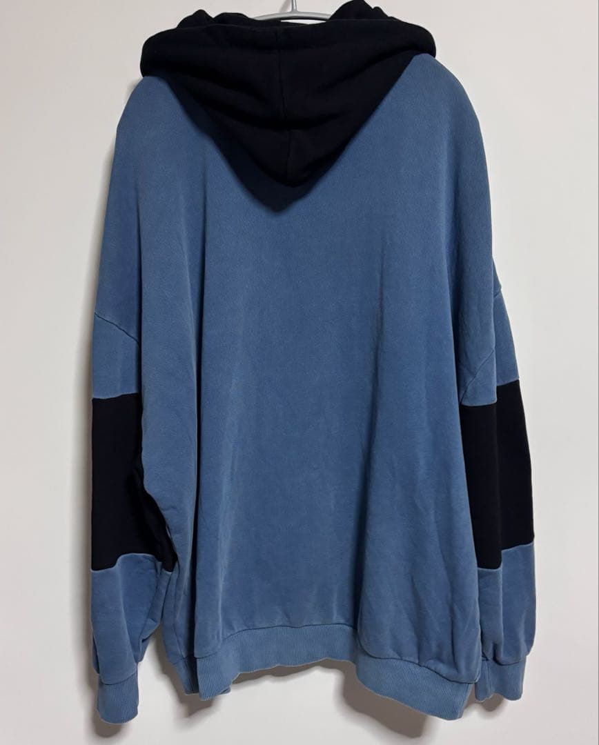 BMSGツートンジップパーカー BLUE OVER サイズ