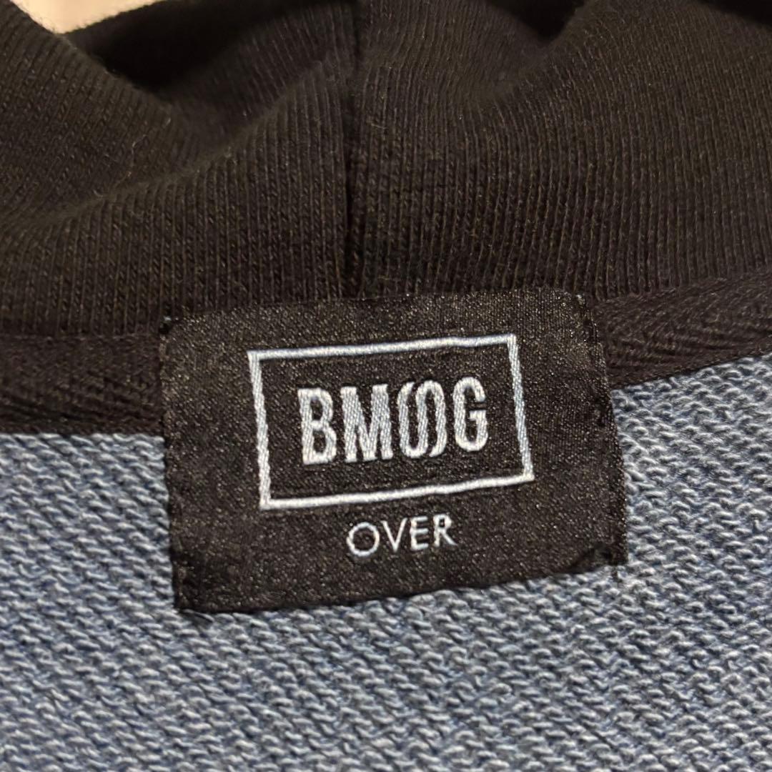 BMSGツートンジップパーカー BLUE OVER サイズ