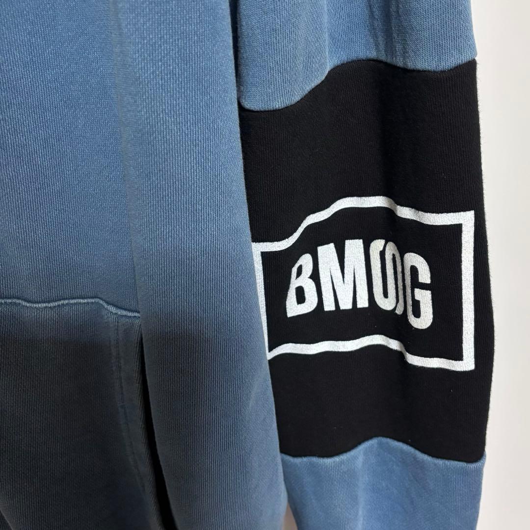 BMSGツートンジップパーカー BLUE OVER サイズ