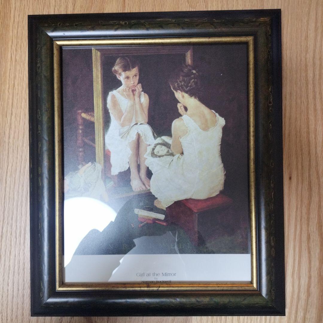 Girl at the Mirror ノーマン・ロックウェル