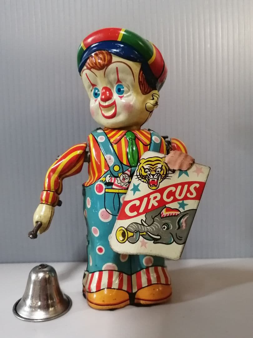 サーカスボーイ　ブリキ　ゼンマイ　日本製　野村トーイ