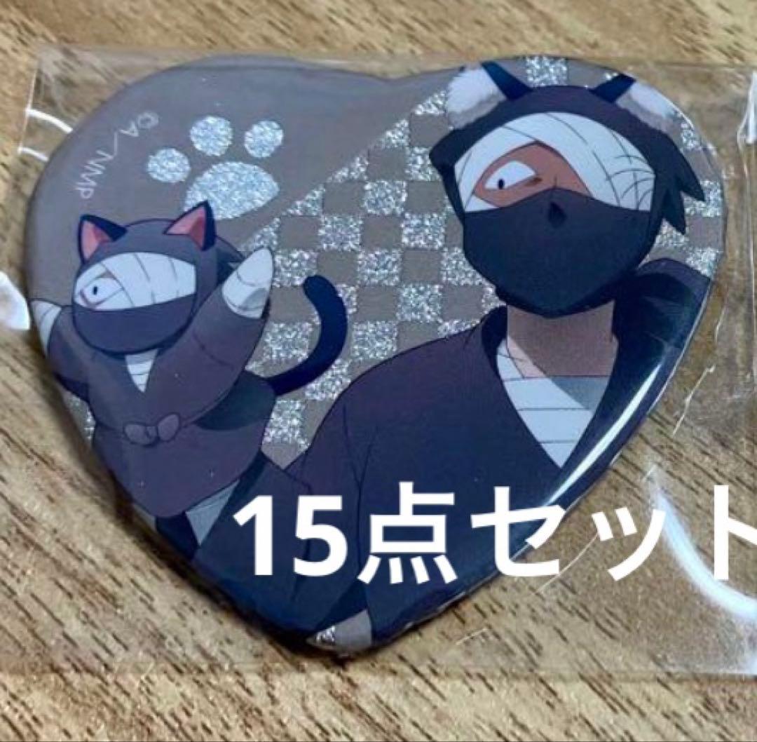 忍たま乱太郎 雑渡昆奈門 ナンジャタウン 缶バッジ ハート型