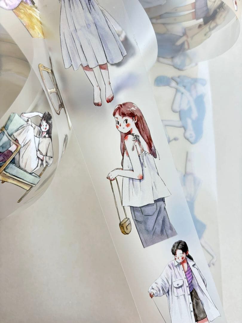 ⭐️SALE⭐️KAIXUN《今日無事》海外マスキングテープ　マステ 【1797】