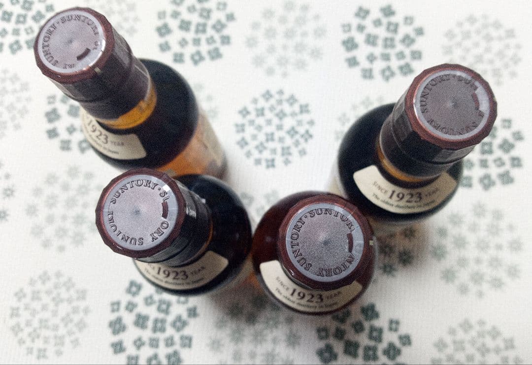 サントリー シングルモルト 山崎 180ml ミニボトル 4本