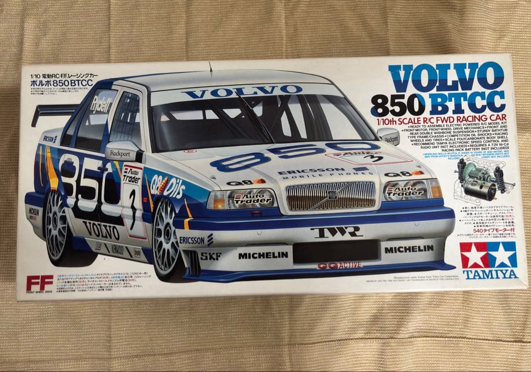 TAMIYA VOLVO 850 BTCC 1/10 RCカー未使用品
