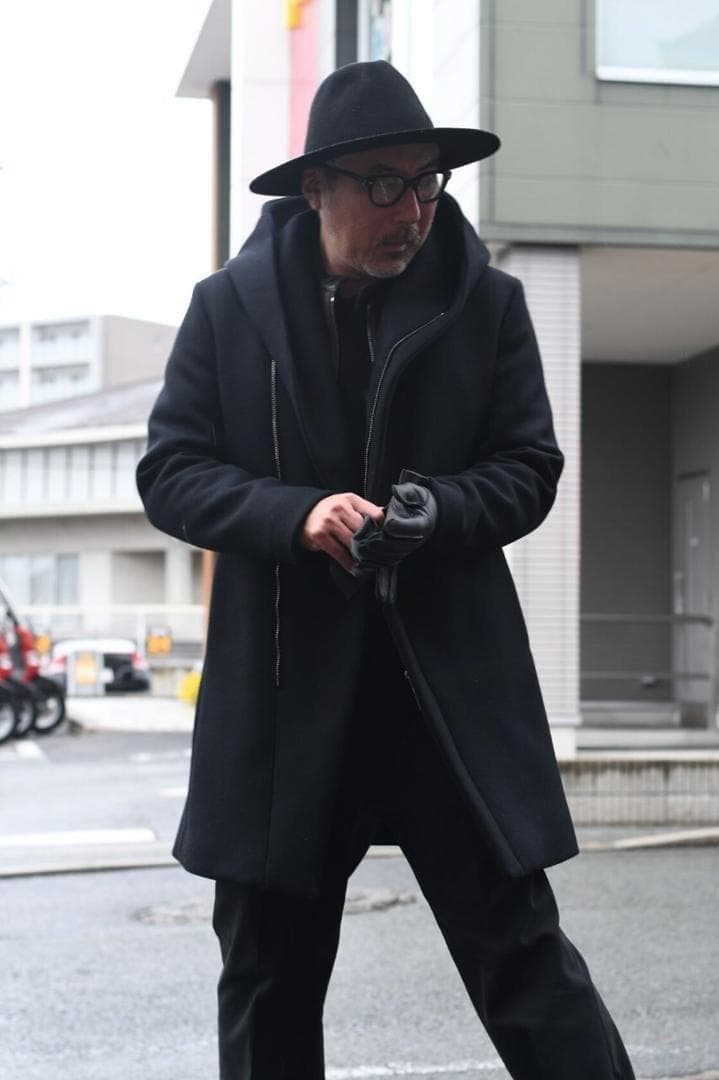 【新品・未使用・タグ有】junhashimoto カシミヤラップコート サイズ4