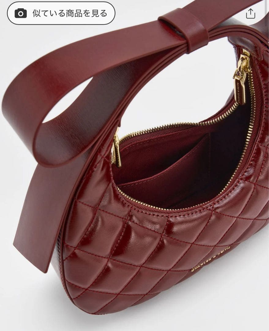 チャールズアンドキース クレセントバッグ