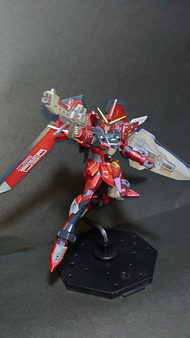 HGライジングフリーダムガンダムとイモータルジャスティスガンダム