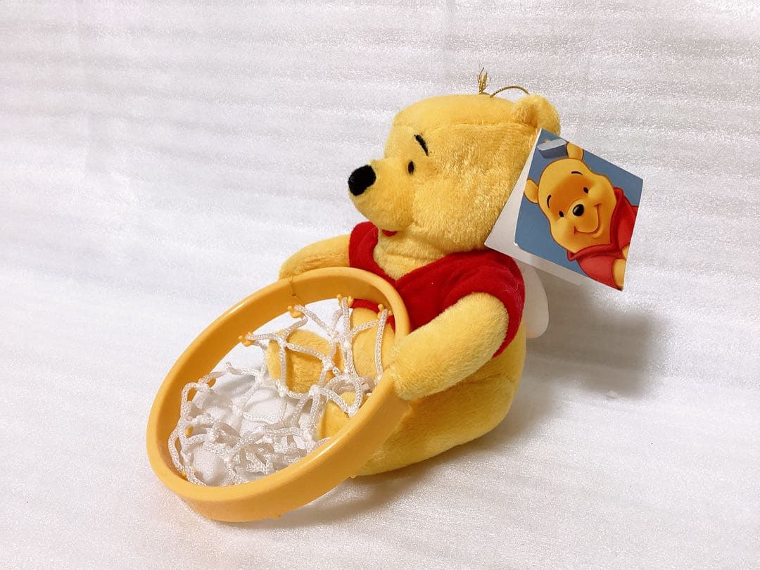 ❤︎Disney❤︎くまのプーさん&ピグレット ミニバスケットゴールぬいぐるみセット