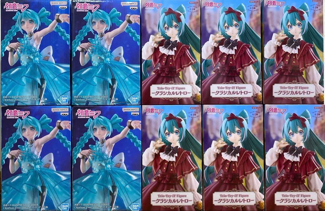 10個セット！ 初音ミク EVOLVE Clearluxe・クラシカルレトロ