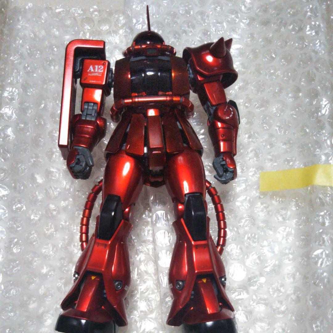 MG 1/100 シャア専用ザクver.2.0　メタリックカラー塗装済み完成品