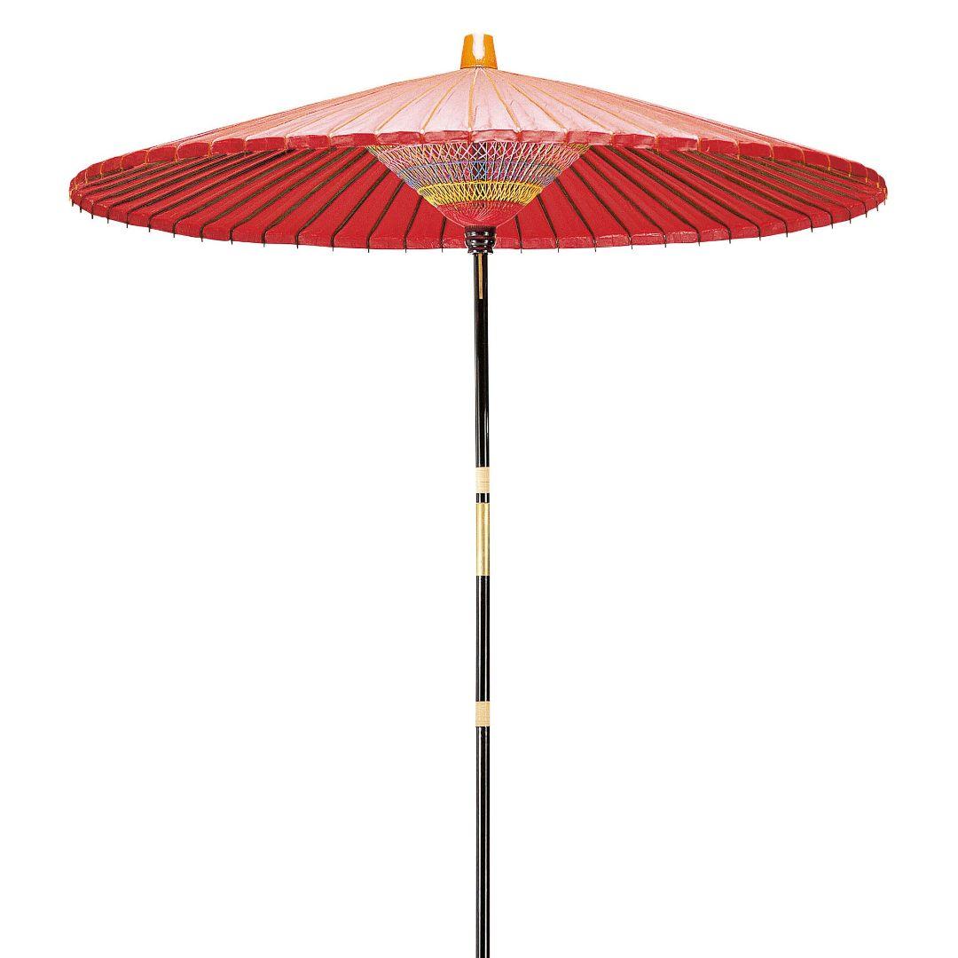 野点用赤傘中サイズ3尺径167cm高さ230cmスタンドは別売り