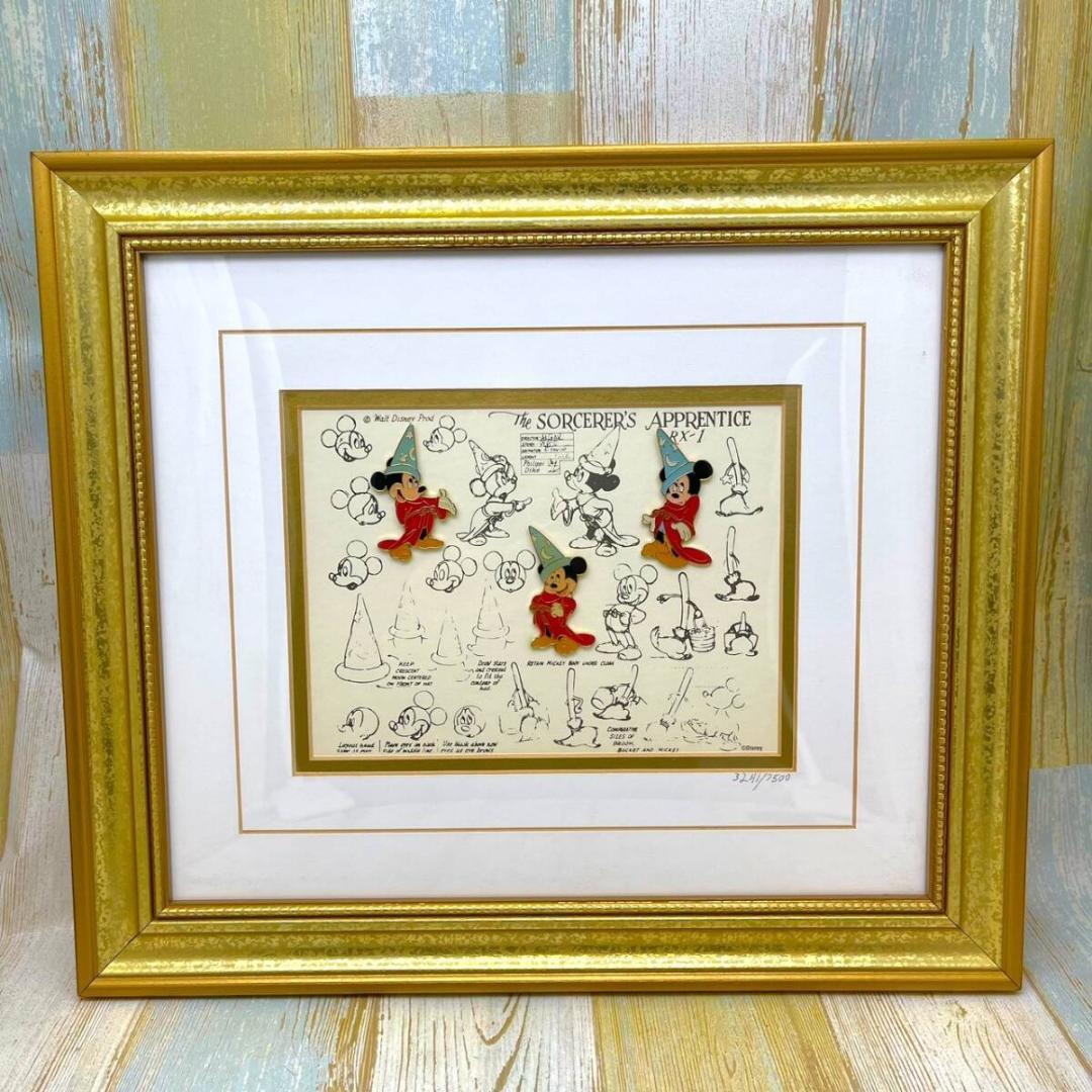 限定品★ミッキーマウス ソーサラーミッキー 魔法使いの弟子 モデルシート