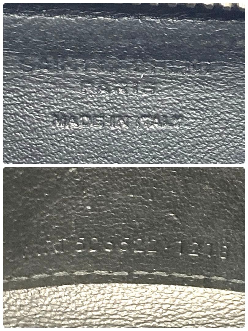 サンローラン　スター　星　レザー　ラウンドファスナー　ケース　カードケース