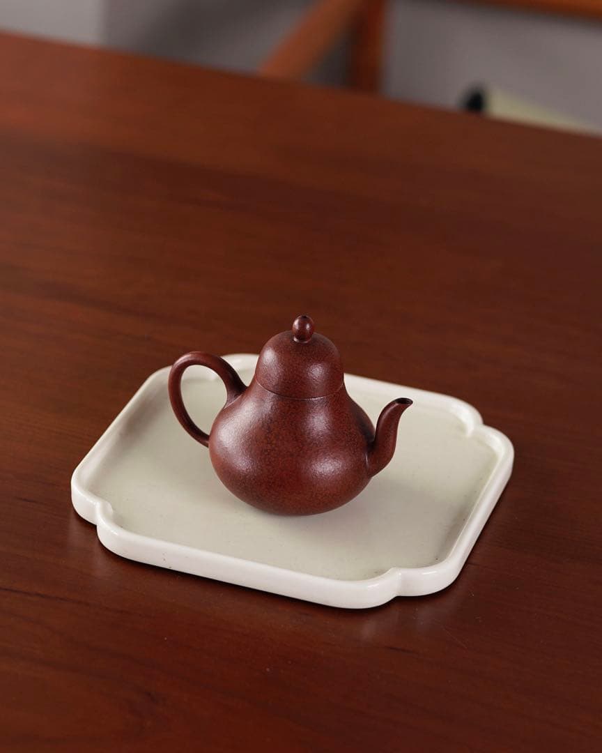 唐物紫砂壺  孟臣製 清泉石上流 朱泥 急須 時代品 煎茶道具 美術品