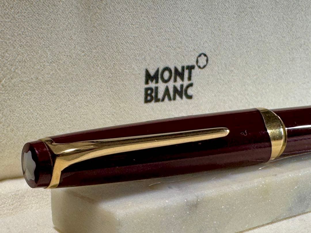 【美品】モンブラン万年筆 No12 1960s ペン先18c 750 ボルドー
