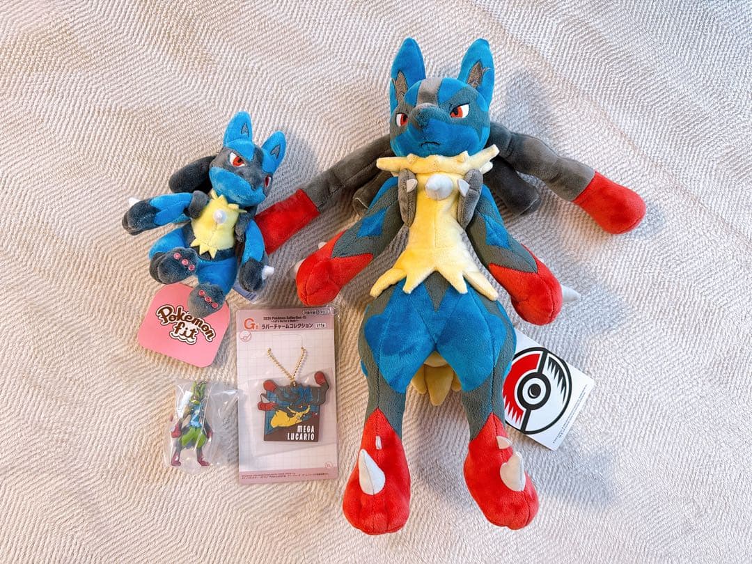 ポケモン ルカリオ・メガルカリオ　4点セット