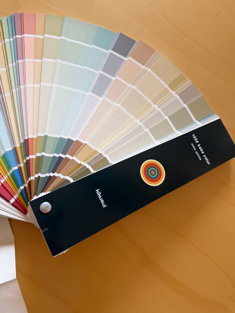 色見本帳 キクスイ カベカラー １２００色 kikusui 1200