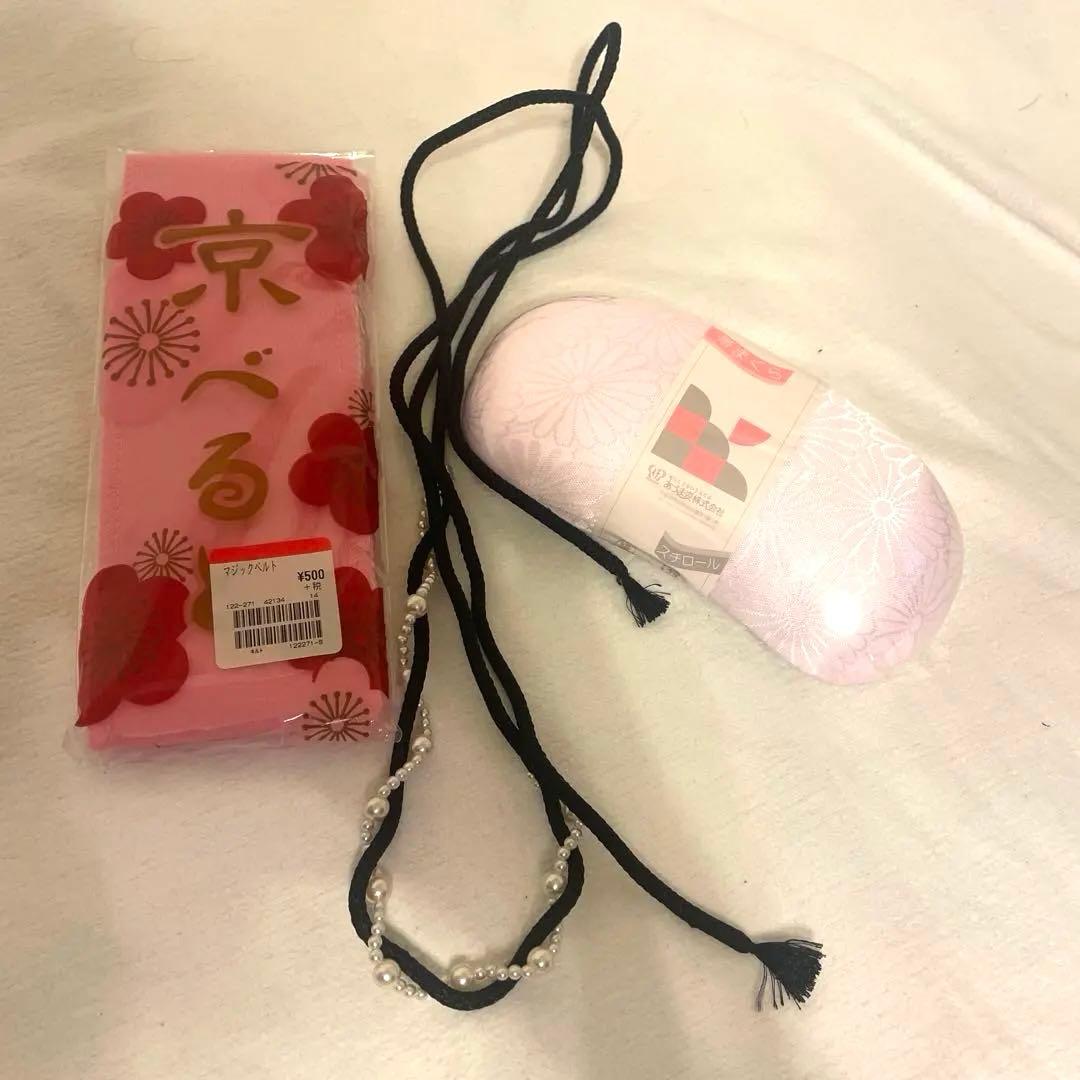 成人式3点セット　バッグ　下駄24㎝　ショール　バラ売り可　着物用　卒業式