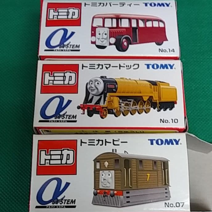 トミカ◆αアルファシステム◆機関車トーマス◆マードック他3台セット◆未使用②