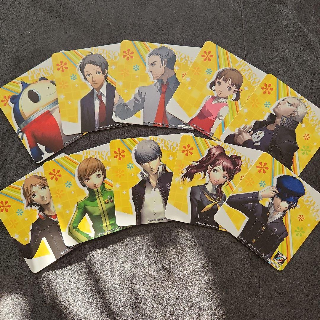 【期間限定値下げ】ペルソナ25周年記念 ペルソナ4 セガコラボ コースターセット