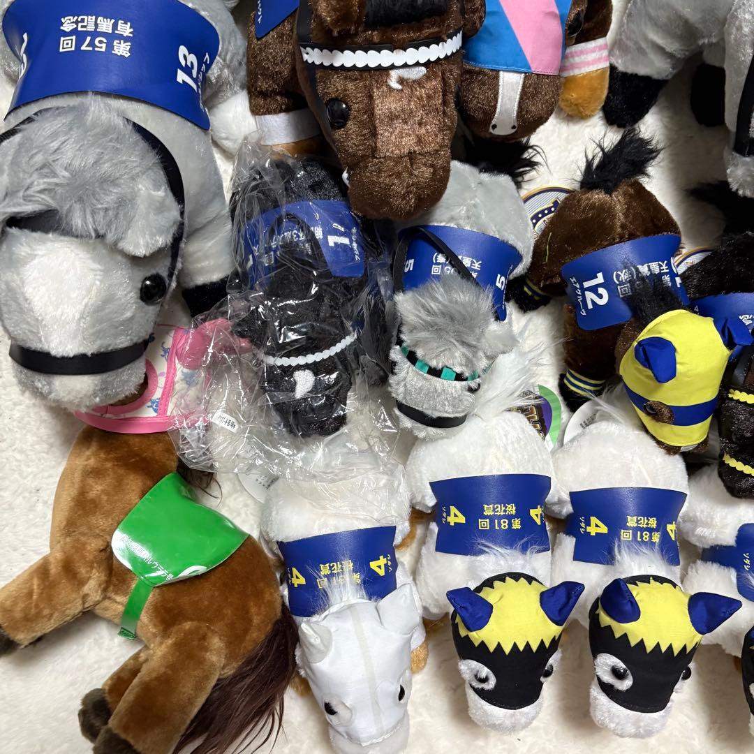 【バラ売り可能】★美品★競走馬ぬいぐるみ 23体セット