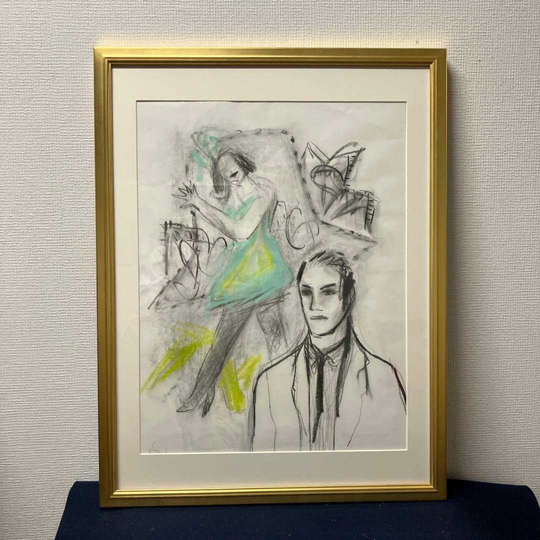 No.1133 デッサン画「男と女」