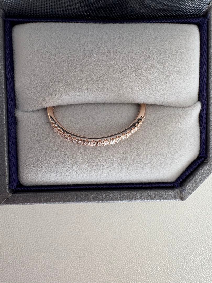 スタージュエリー 18Kローズダイヤリング保証書付き