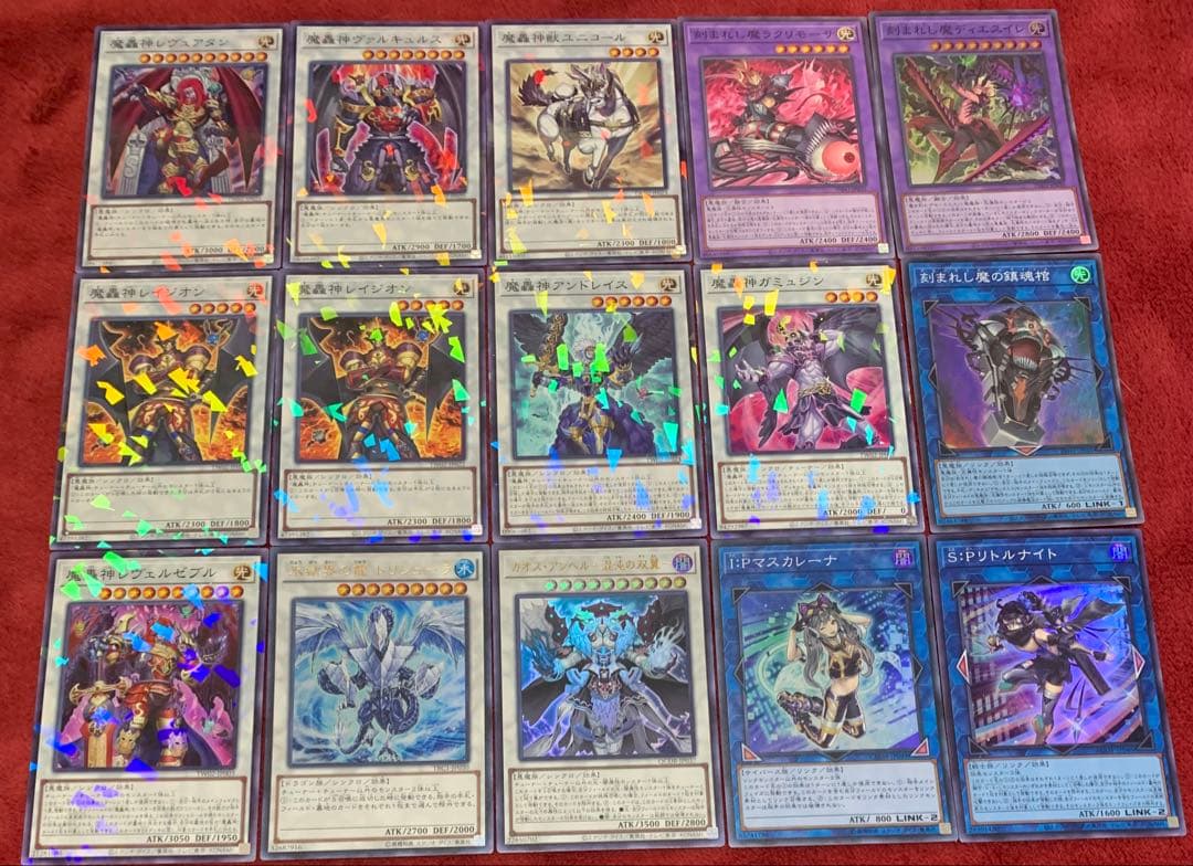 遊戯王　本格構築デモンスミス魔轟神デッキ40枚＋E X15枚