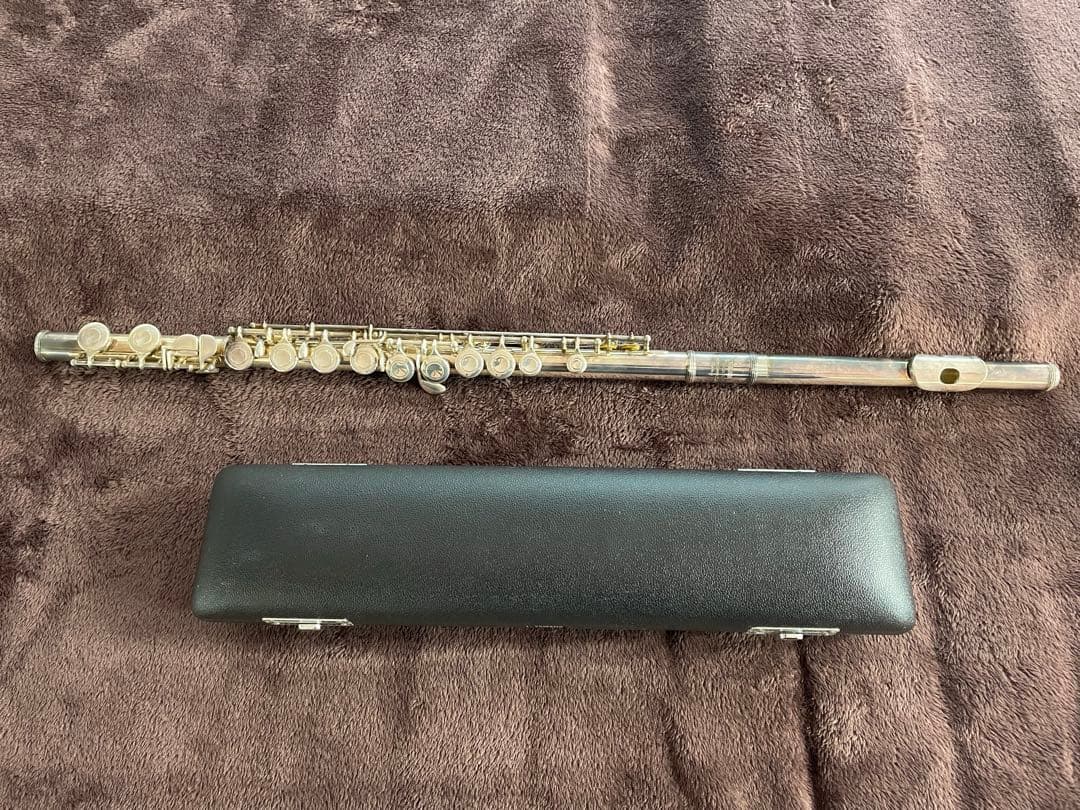 日本製 銀製 フルート本体 ケース付き　YAMAHA/ヤマハ