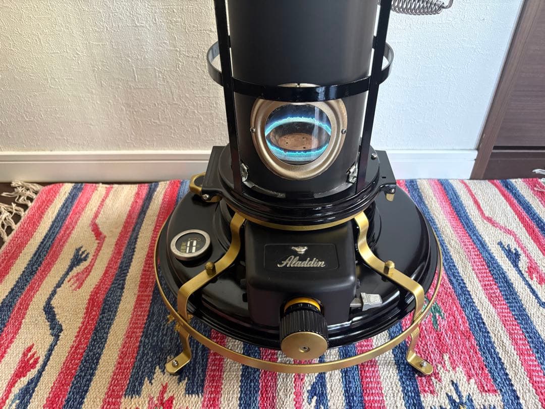 ブルーフレームヒーター39型　ステンレスタンク　アンティークリメイクカスタム