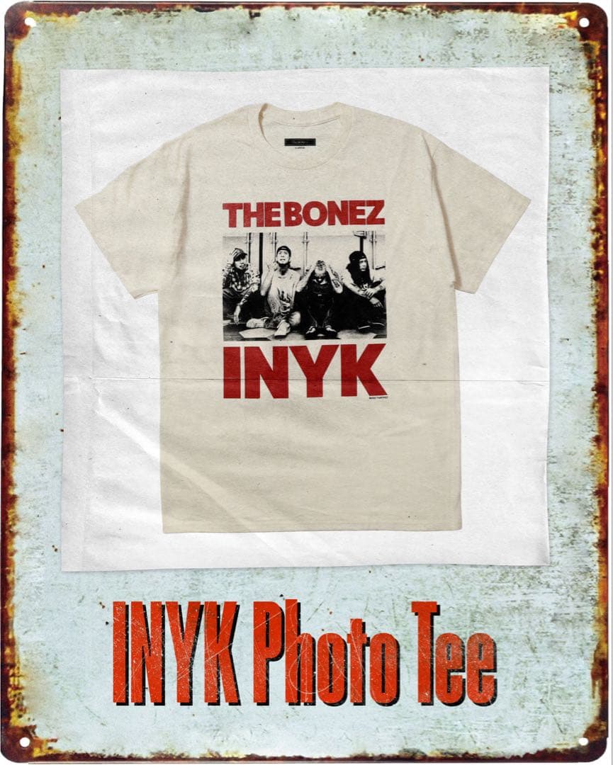 THE BONEZ INYK Tシャツ　ＸＬ　新品未開封