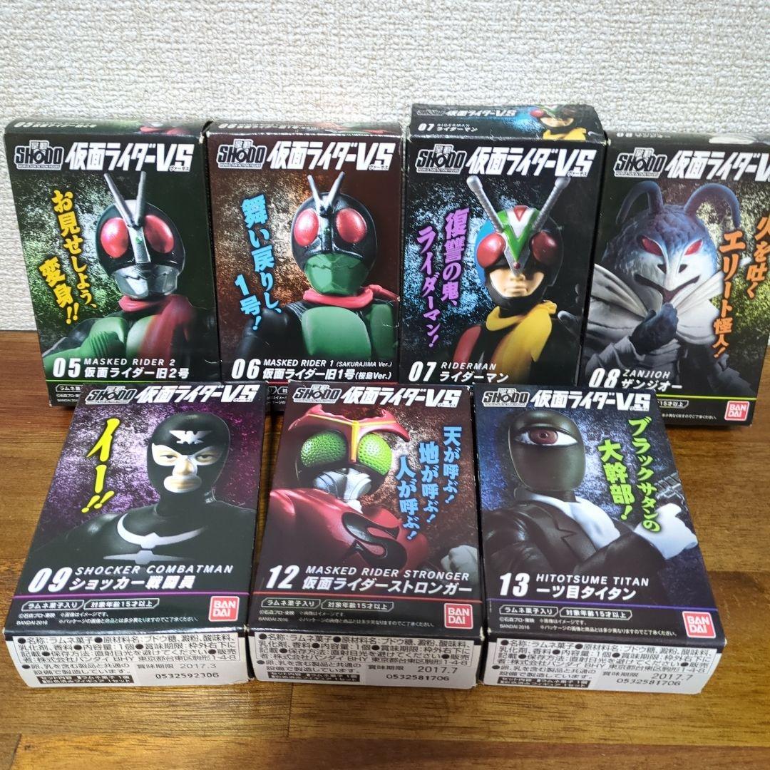 SHODO 仮面ライダーVS 8体セット