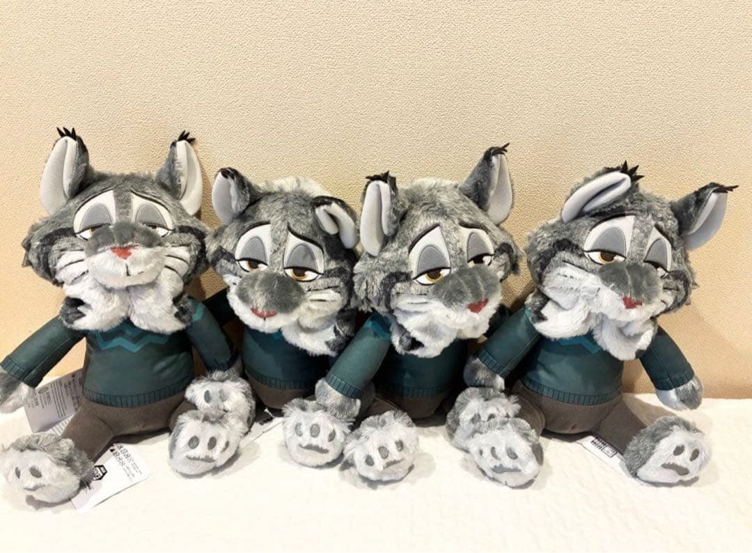 ズートピア2 パウバート BIGぬいぐるみセット 4体