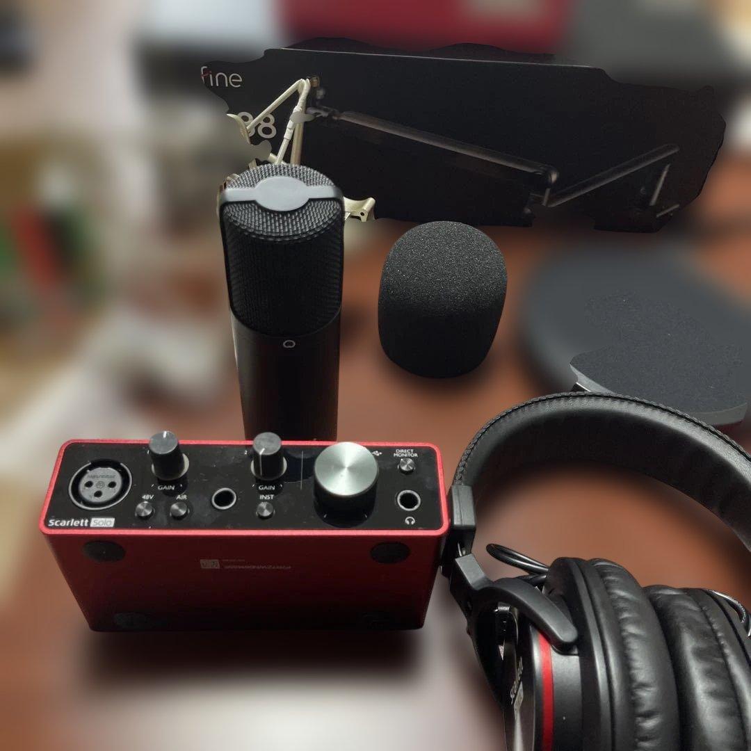 DTM・DAW Focusrite Scarlett Solo +iRig strem