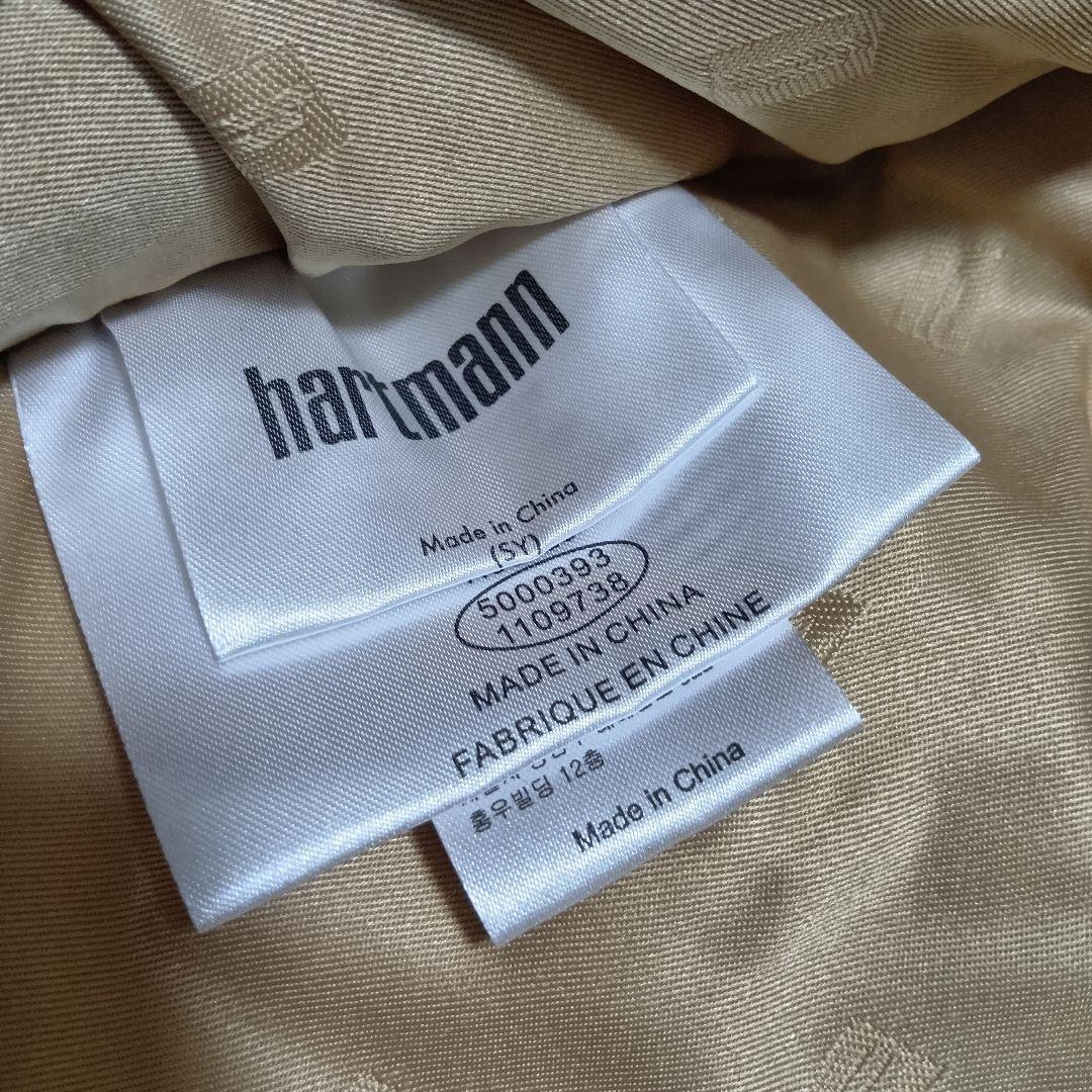 【美品】Hartmann ハートマン レザー ツイード ガーメントケース