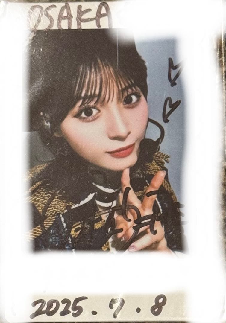 冨田菜々風　チェキ　大阪公演　ノイミー