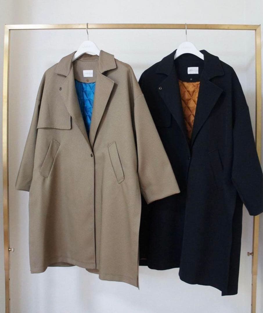 最終値下げ　linkable コート ブラック