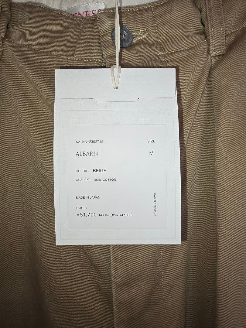 パンツ NICENESS ALBARN
